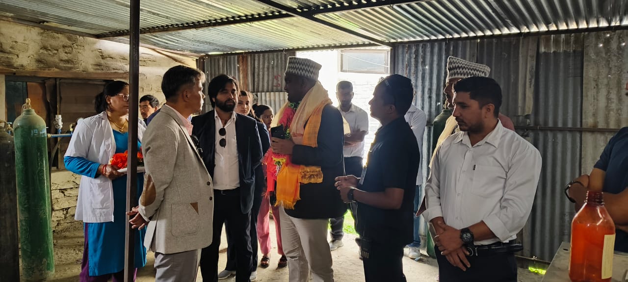 स्वागत कार्यक्रम यस कार्यालयमा सरुवा भई आउनु भएकी स्टाफ नर्स ज्योति मानन्धर ज्यु लाई